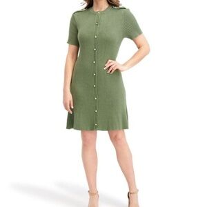 French Connection Green Mini Dress